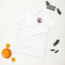 Pumpkin Spice Lat Day (Black / Back) - Short-Sleeve Unisex T-Shirt
