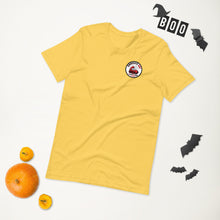 Pumpkin Spice Lat Day (Black / Back) - Short-Sleeve Unisex T-Shirt