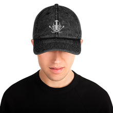 Vintage Cotton Twill Cap - White Logo