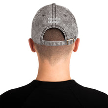 Vintage Cotton Twill Cap - White Logo