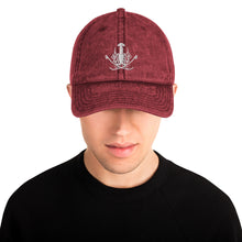 Vintage Cotton Twill Cap - White Logo