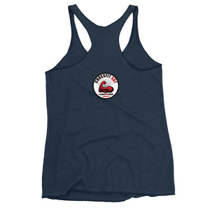 Pumpkin Spice Lat Day (White) - Women's Racerback Tank
