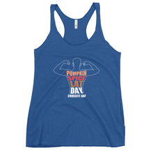 Pumpkin Spice Lat Day (White) - Women's Racerback Tank